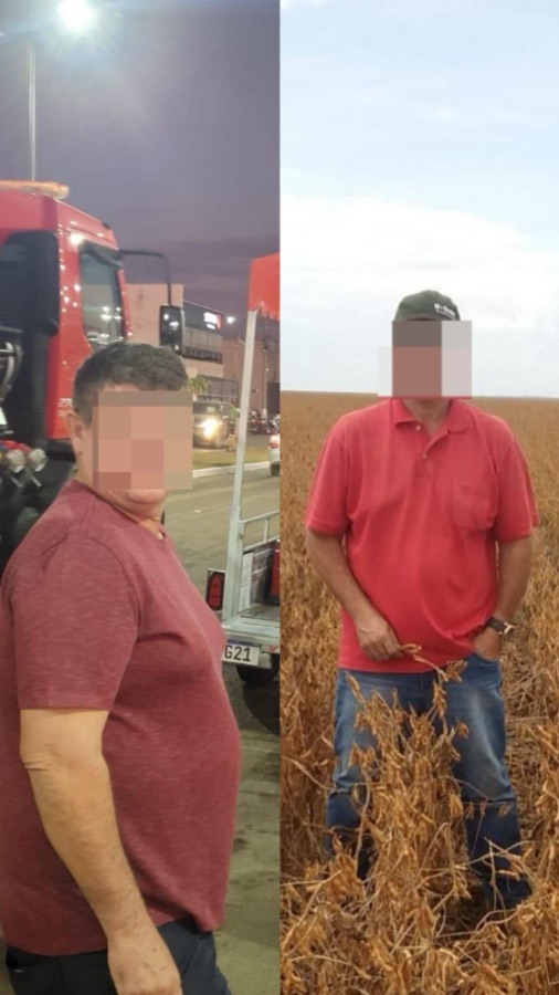 Paciente do Núcleo Neres, antes e depois do acompanhamento